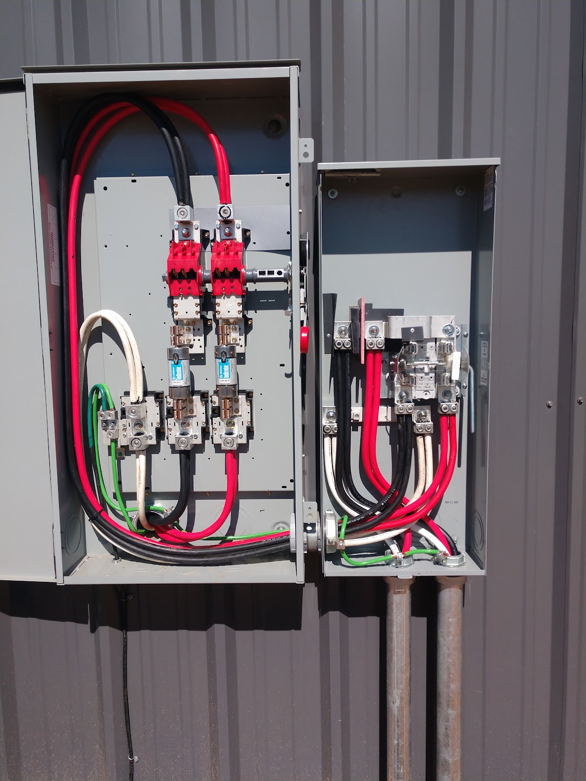 Commercial electrical panel work by Affordable Electric